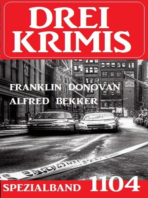 cover image of Drei Krimis Spezialband 1104